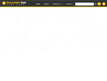 Tablet Screenshot of december-sun.com